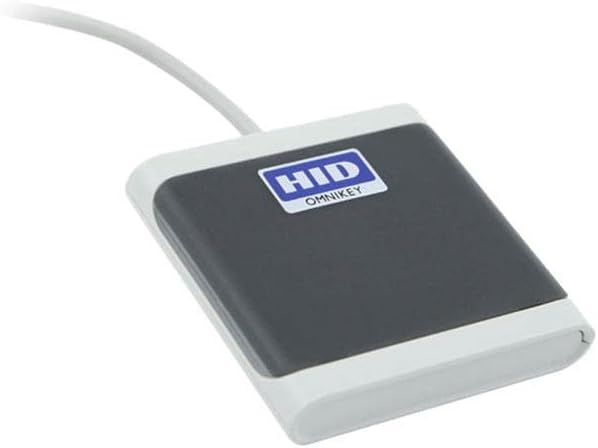 HID Omnikey 5025 CL ID Badge USB 2.0 Type-A Contactless Smart Card Reader/Writer